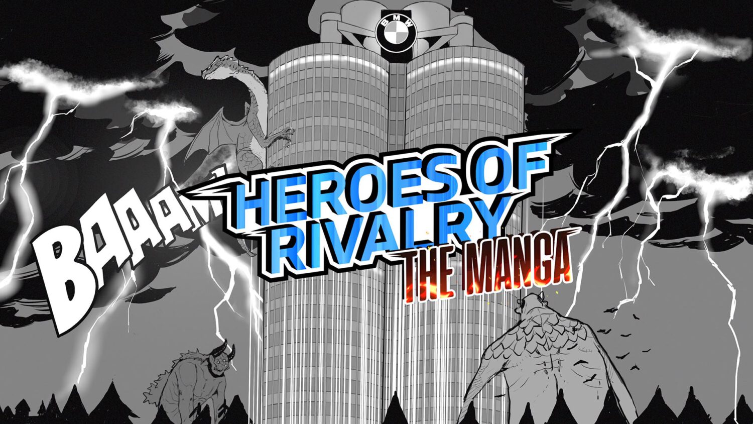Harvest Digital Agriculture - BMW // Heroes of Rivalry // The Manga - Grading, Motion Design, Compositing, Edit