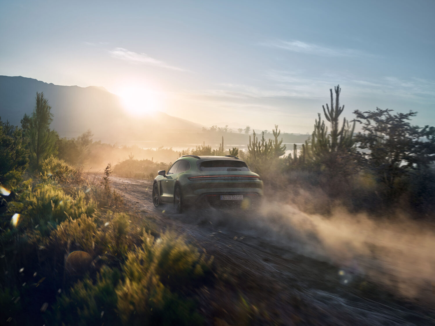 Harvest Digital Agriculture - Porsche // Taycan CUV - Retouching, Computer Generated Imagery